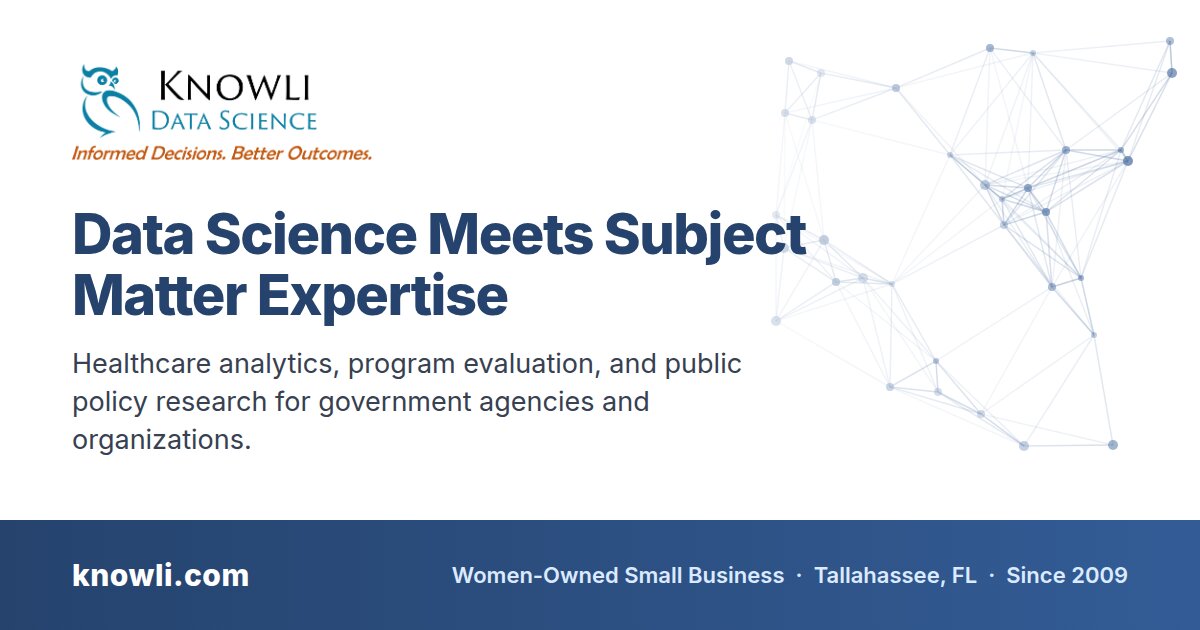 Knowli Data Science - Healthcare Analytics & Public Policy